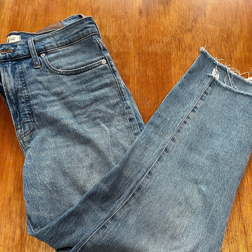 Madewell perfect vintage crop jeans size 30